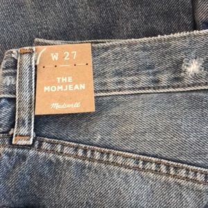 NEVER WORN Madwell “The Momjean” Size 27 in Melva